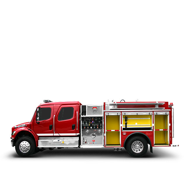BLUE RIVER FIRE DEPARTMENT Built on a Freightliner M2 Chassis, Blue River’s Pumper Engine utilizes a Cummins ISL9 and an Allison EVS 3000 transmission which yields 350 horse power.