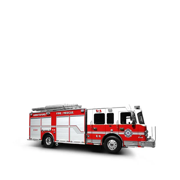 ABBOTSFORD FIRE DEPARTMENT Built on a Spartan Metro Star, LFD Chassis, Abbotsford’s Pumper Rescue utilizes a Cummins ISL9 and an Allison EVS 3000 transmission which yields 450 horse power.