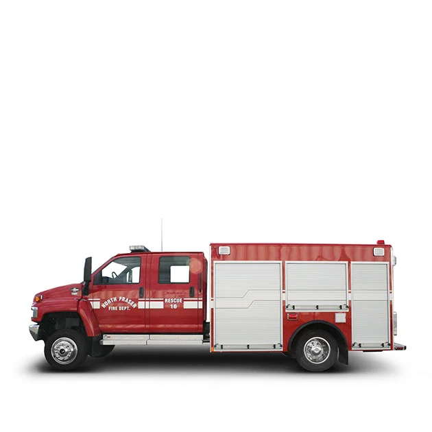 NORTH FRASER FIRE DEPARTMENT Built on a Chevrolet C4500, 4 Door - 4X4 Chassis, North Fraser’s Rescue utilizes a Duramax Diesel which yields 300 horse power.
