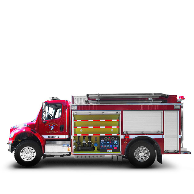 SALMON VALLEY FIRE DEPARTMENT Built on a Freightliner M2 Chassis, Salmon Valley’s Tanker Engine utilizes a Cummins ISL9 and an Allison EVS 3000 transmission which yields 350 horse power.