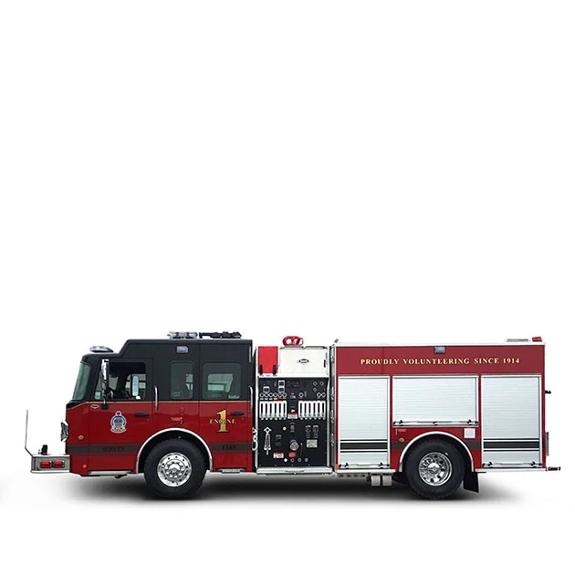 SIDNEY FIRE DEPARTMENT Built on a Spartan Metro StarX MFD 10" Raised Roof Chassis, Sidney’s Pumper Engine utilizes a Cummins ISL 9 and an Allison EVS 3000 transmission which yields 450 horse power.