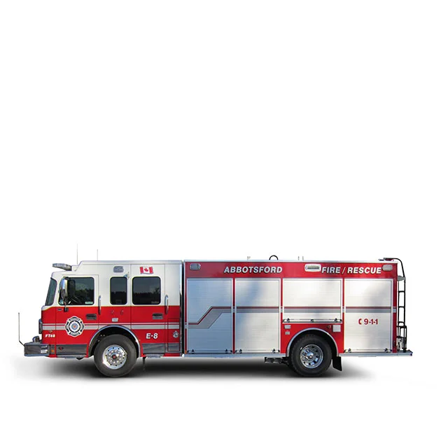 ABBOTSFORD FIRE DEPARTMENT Built on a Spartan Metro Star, LFD Chassis, Abbotsford’s Pumper Rescue utilizes a Cummins ISL and an Allison EVS 3000 transmission which yields 450 horse power.