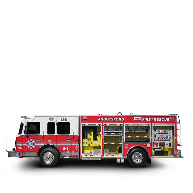 ABBOTSFORD FIRE RESCUE Built on a Spartan Merto Star LFD, Abbotsford’s Pumper Rescue utilizes a Cummins L9 and an Allison EVS 3000 transmission which yields 450 horse power.