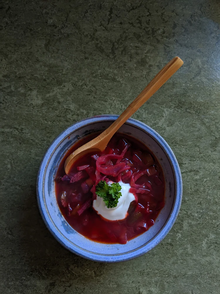 A Riff on Lee Miller's Borscht