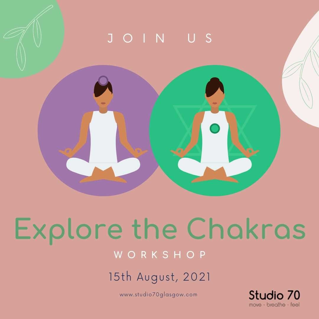 💜💚💙💛 Explore the Chakras with Anna Hodgart 💜💚💙💛

Join us for an in-person workshop on 15th August. 

Chakra translates from Sanskrit as wheel and refers to locuses of energy housed in the body. 

The Chakras are an ancient South Asian system 