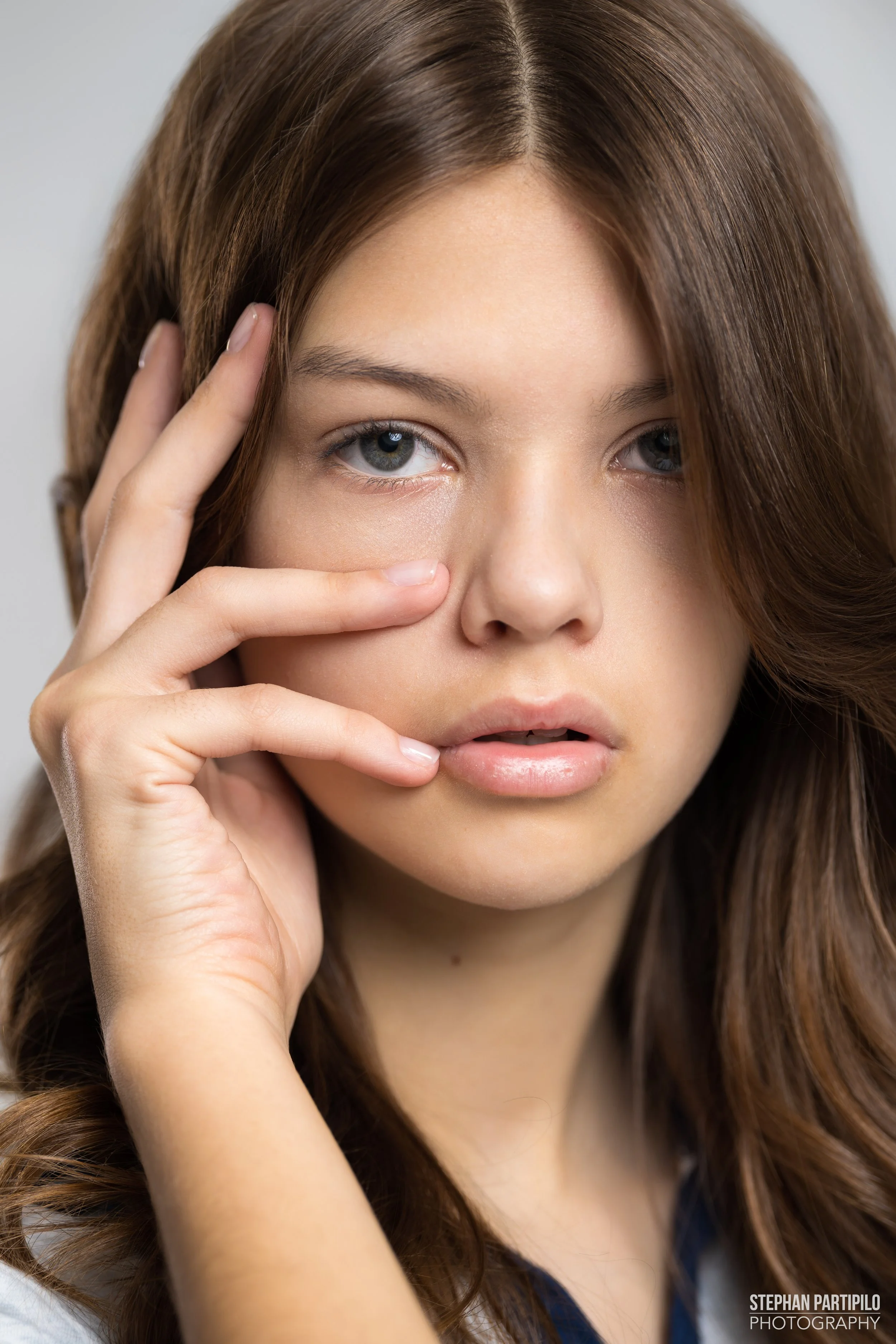 Fashion Child Model Portraits In Indoor Studio With White Background Featuring Aubree And Brinlee _DSC3266.jpg