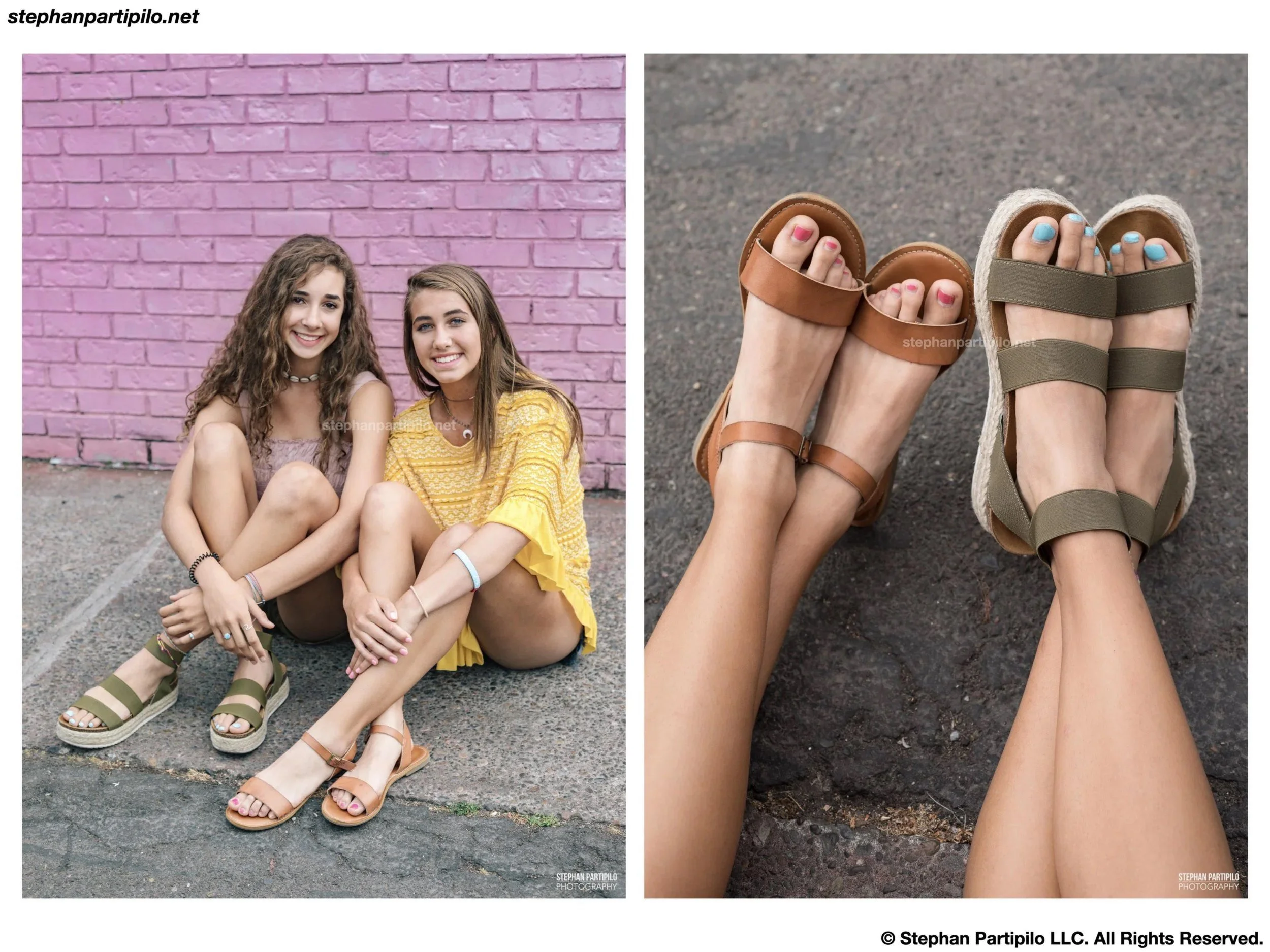 Two High School Teenage Girls Photographed By Stephan Partipilo In Portland Oregon