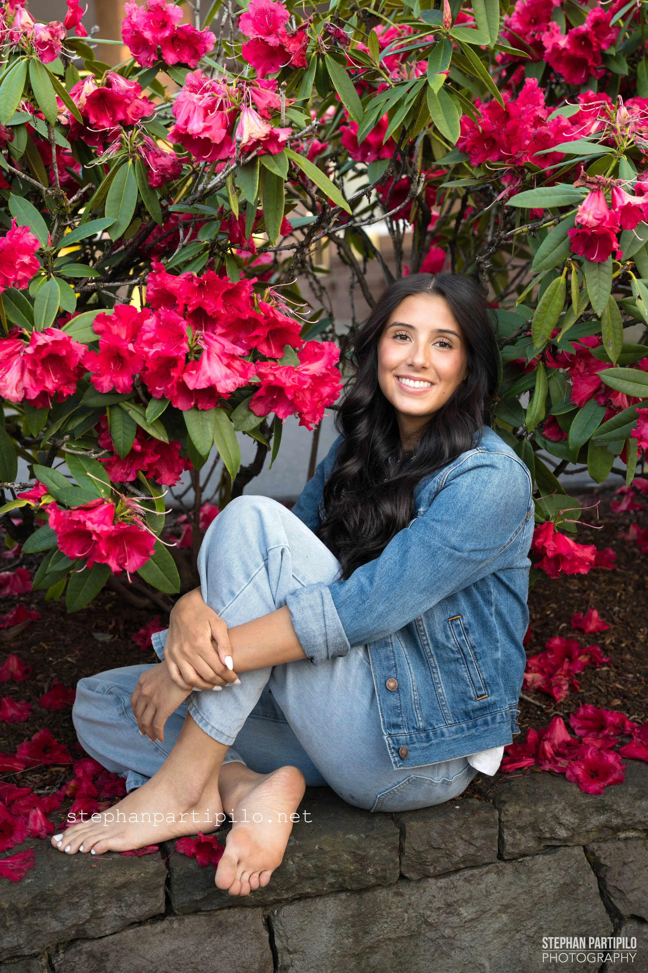 Olivia x Spring Golden Hour With White T Shirt And Blue Jean Jacket _DSC0628 Tagged.jpg