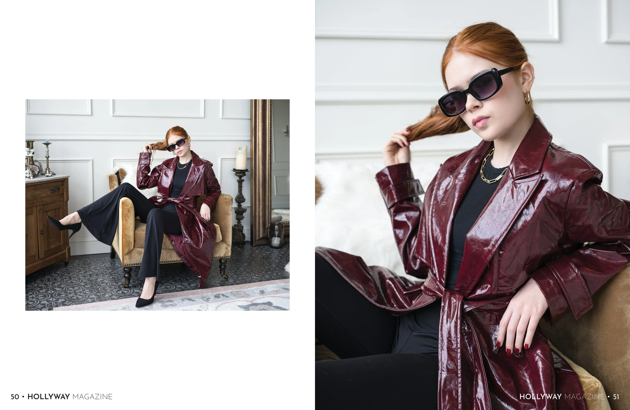Creative teen fashion photography setting at HerSanctuary studio, a popular Portland portrait location