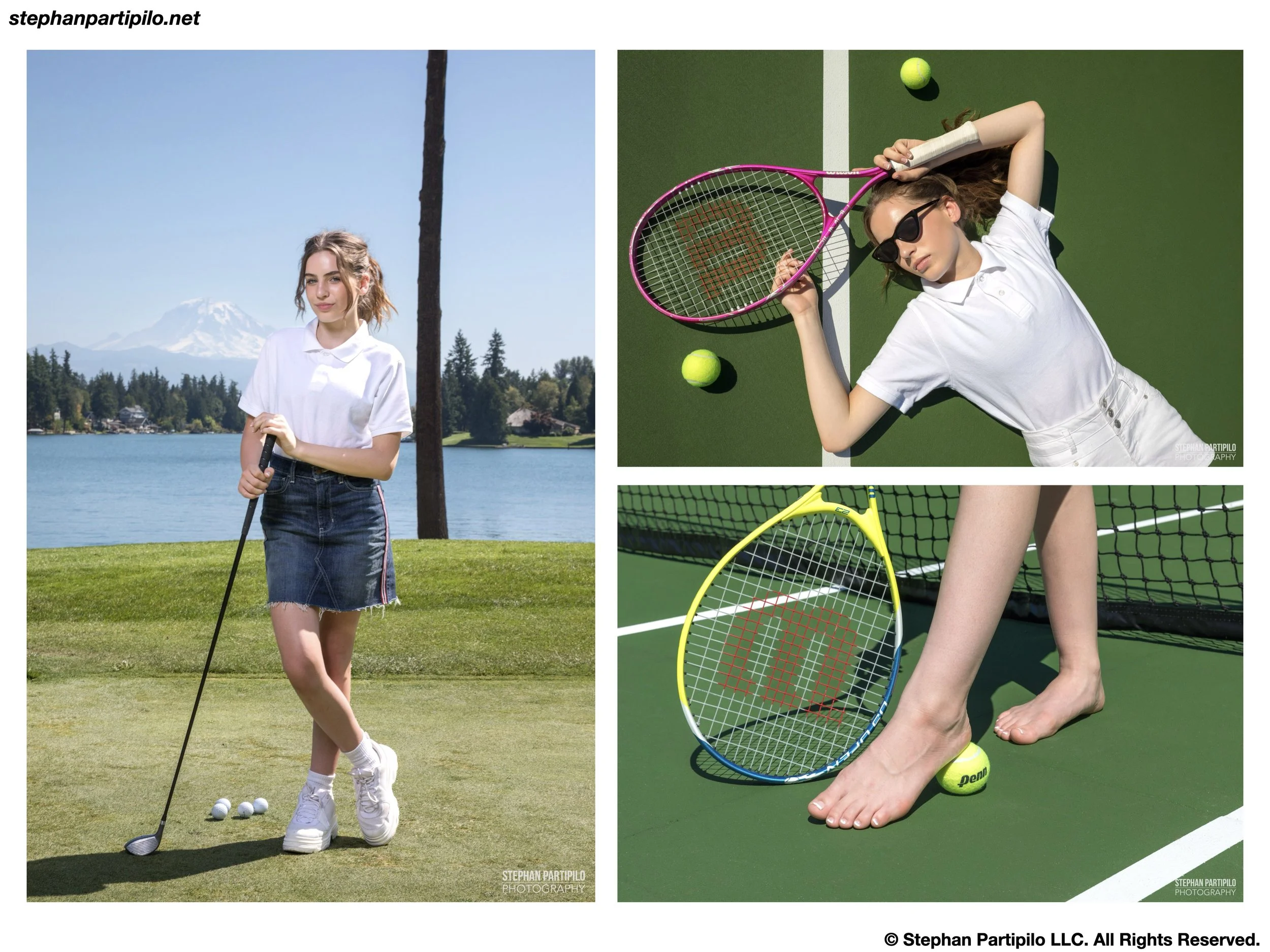  Bright Sunny Day At Golf Tennis Court Featuring Child Model Emily Winter Stephan Partipilo LLC. 