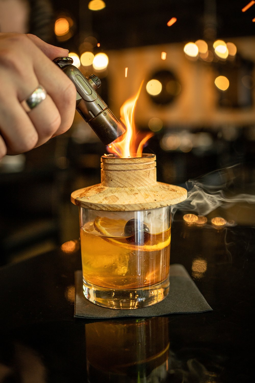 Smoked Old Fashioned