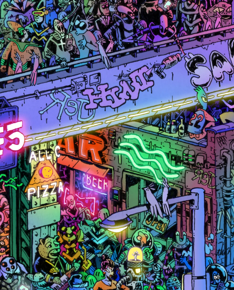 Busy Street (detail)