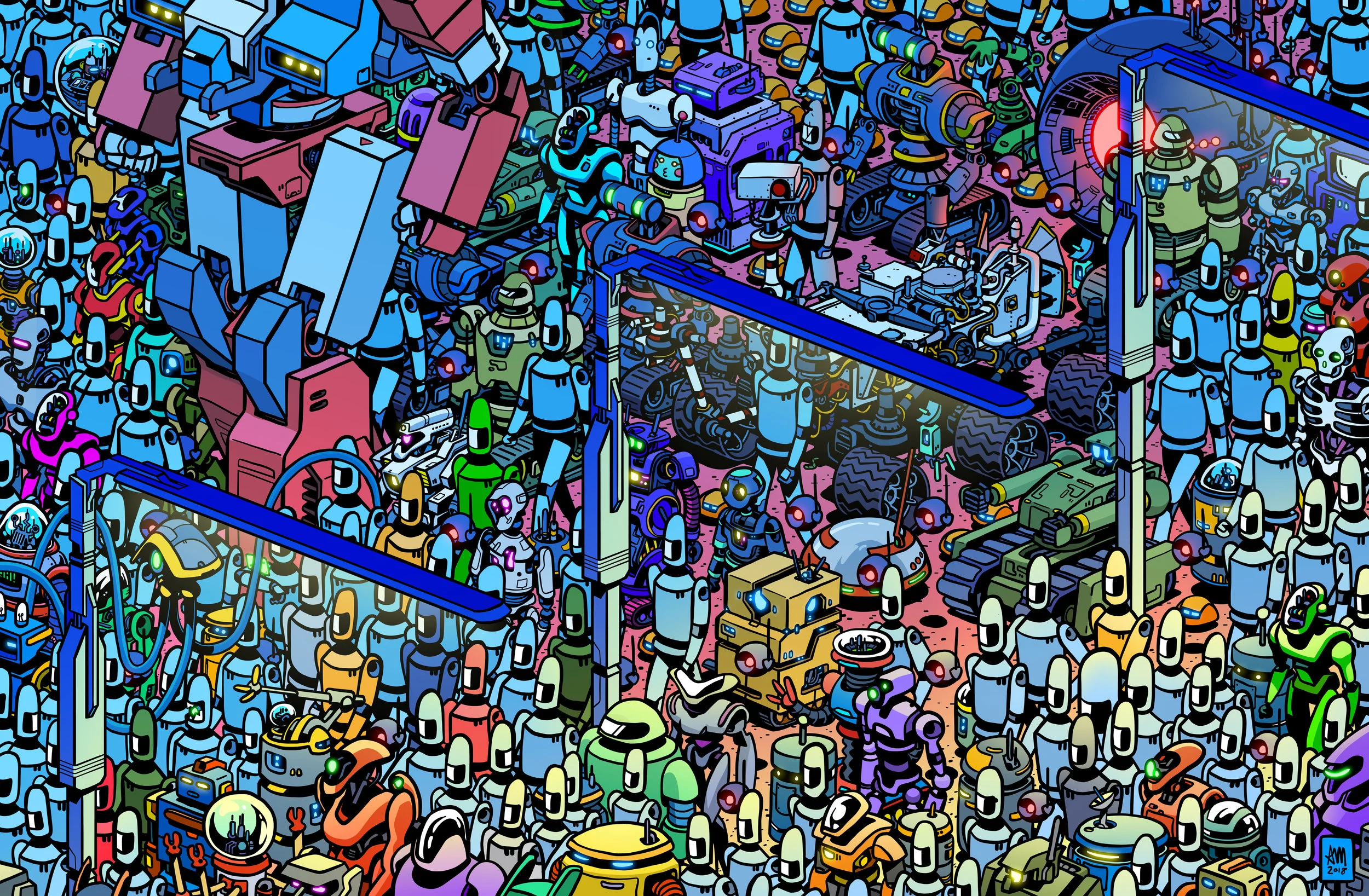 Robot March