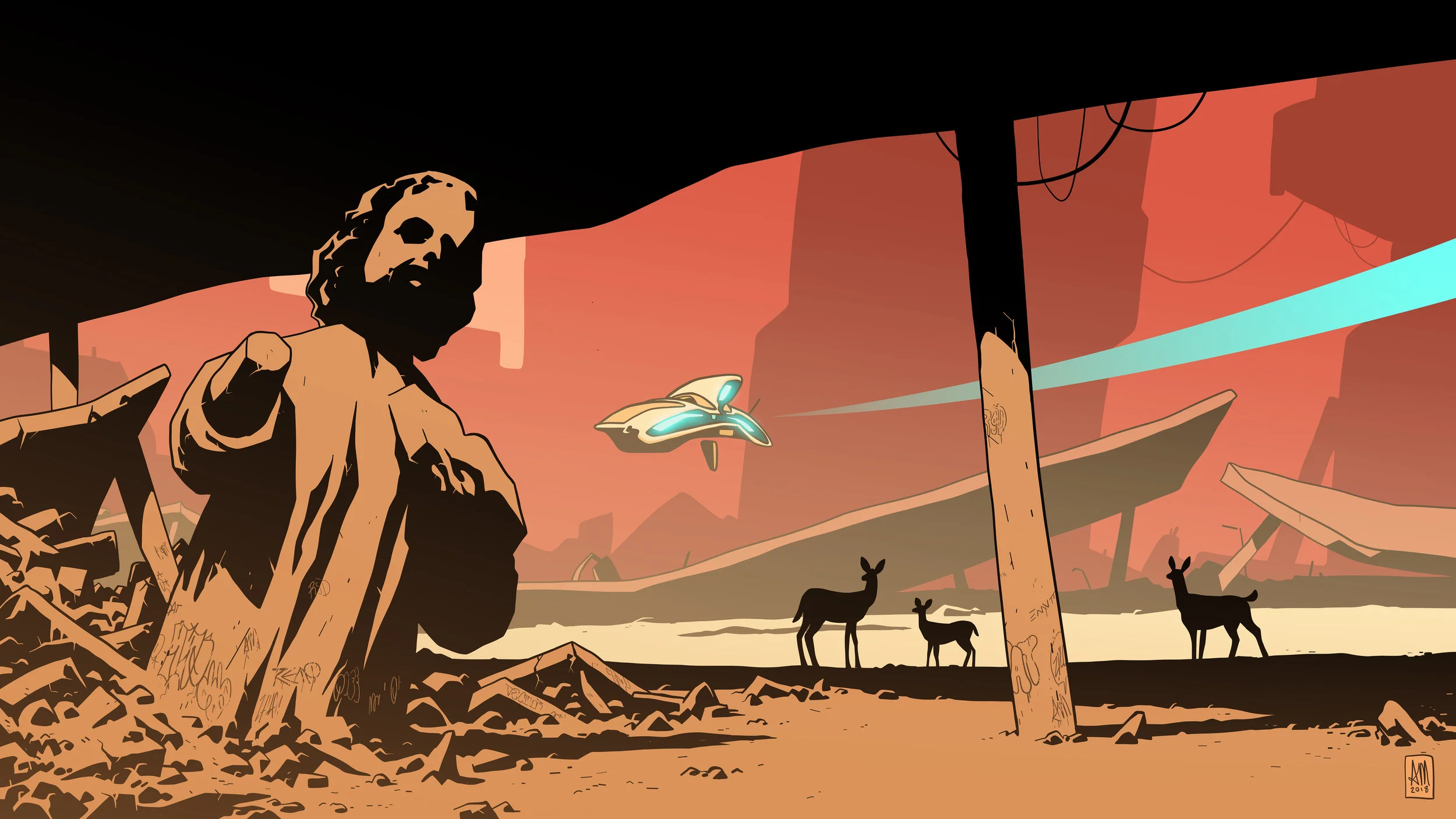 Flyby Ruins