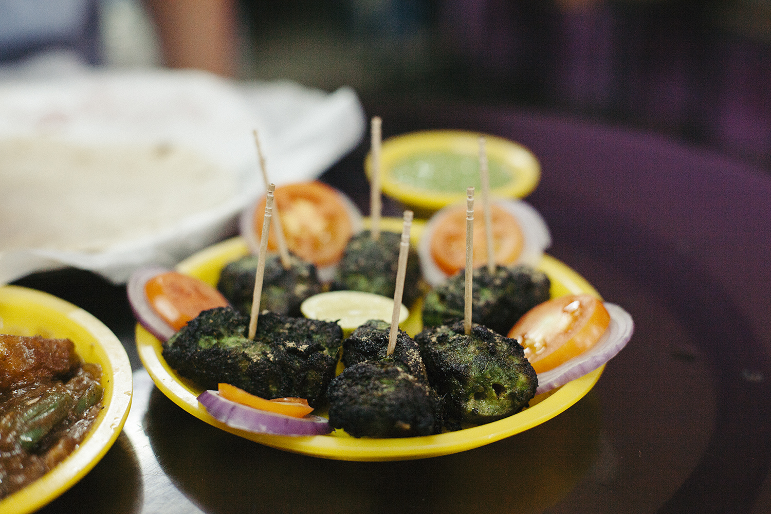 Tandoor chicken plate