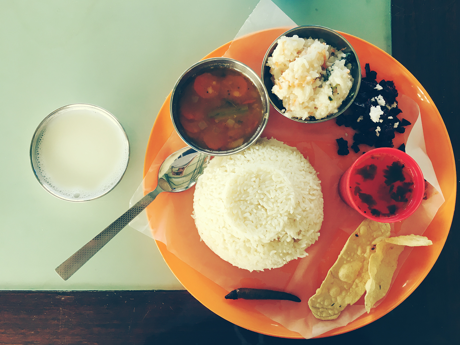 One of the many Thalis we ate