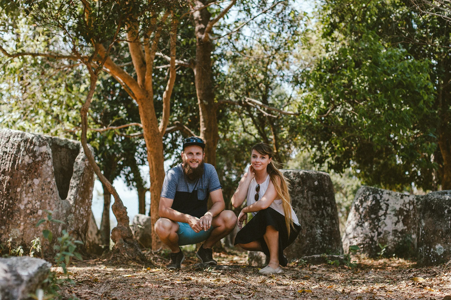 In the Plain of Jars near Phonsavan