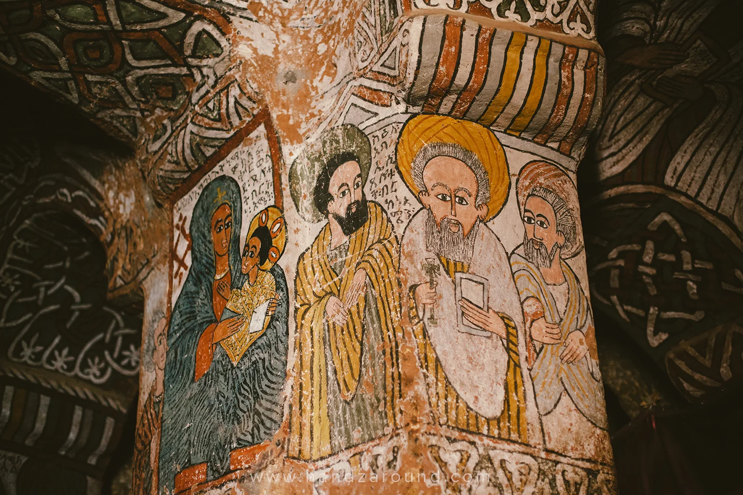Inside of Abuna Yemata Church