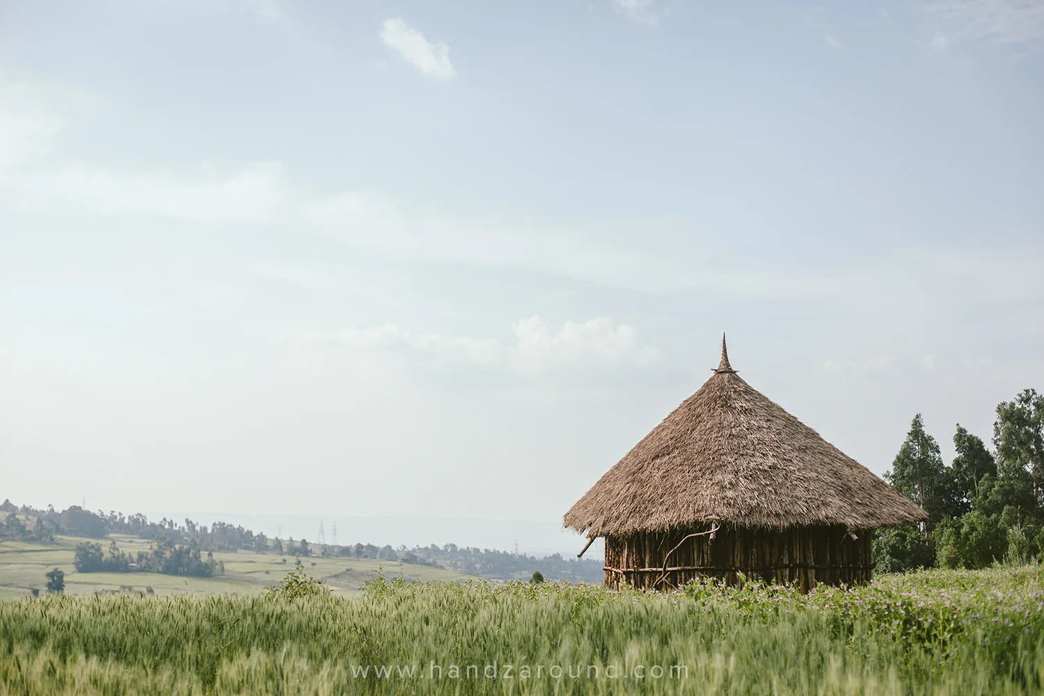 Idyllic views on the way