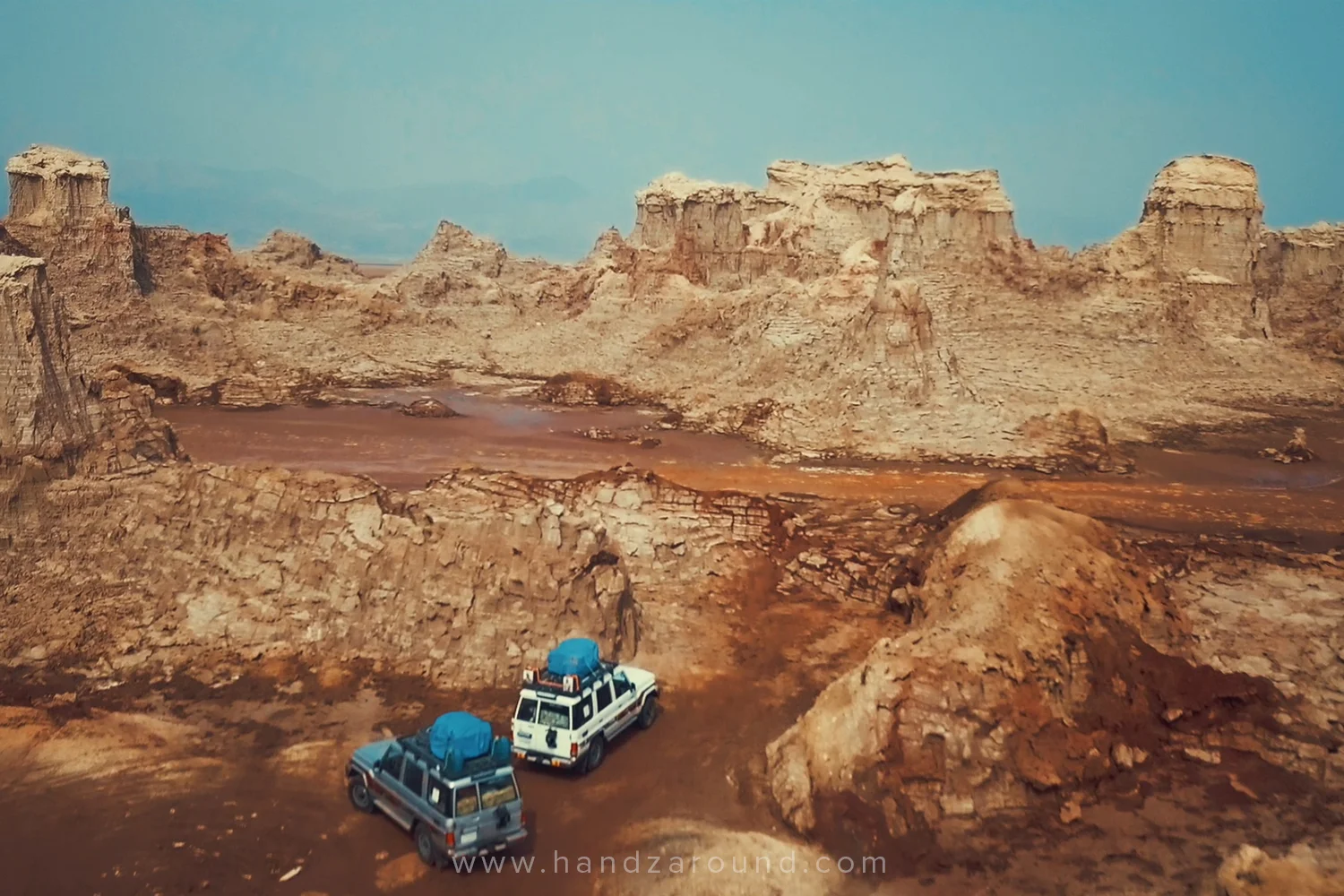 Salt mountains