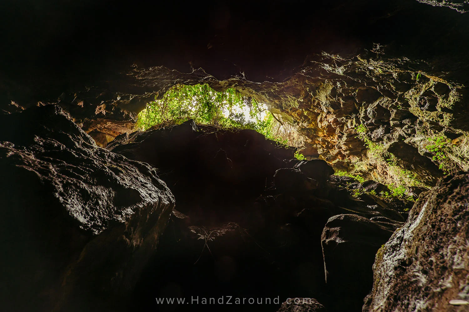 Inside the Mugongo Cave