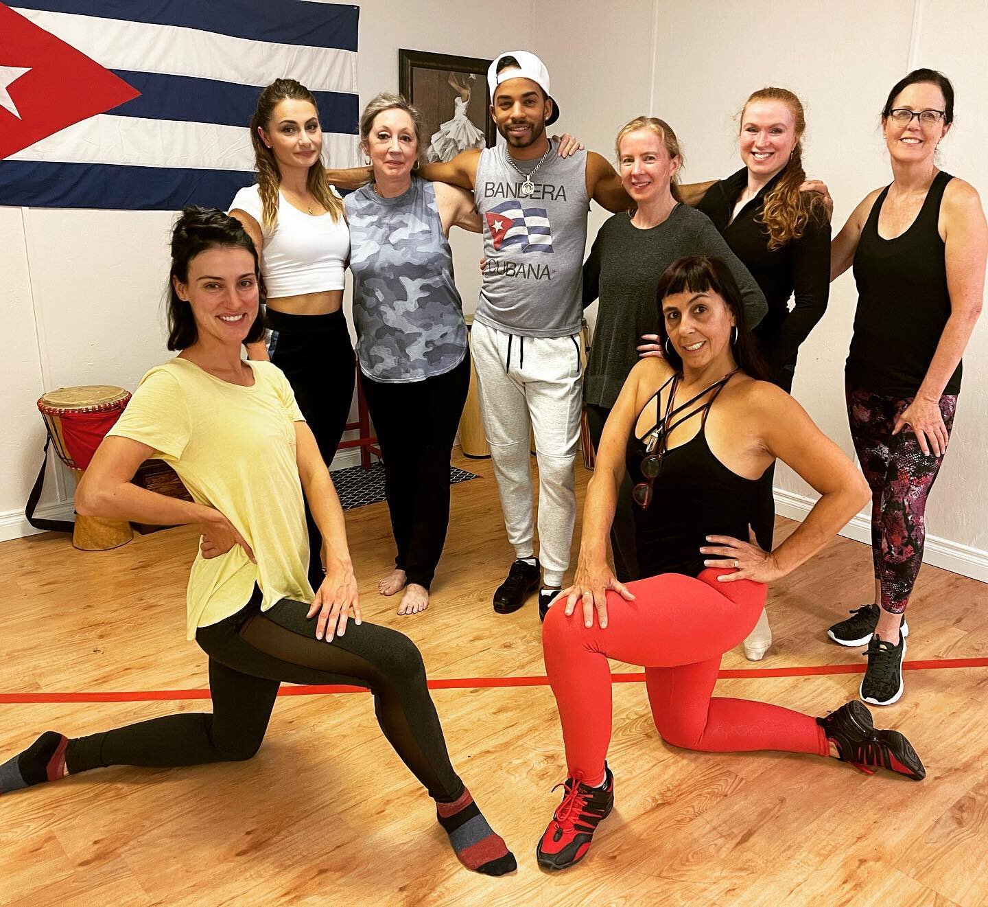 Great rumba class to end our AfroCuban Dance classes for the Summer session!!!

You can still catch our Director @leoglezdancer once more this Thursday for Mambo (6:15 to 7:15) followed by Salsa Suelta (7:30 to 8:30).

Studio will be closed from Frid