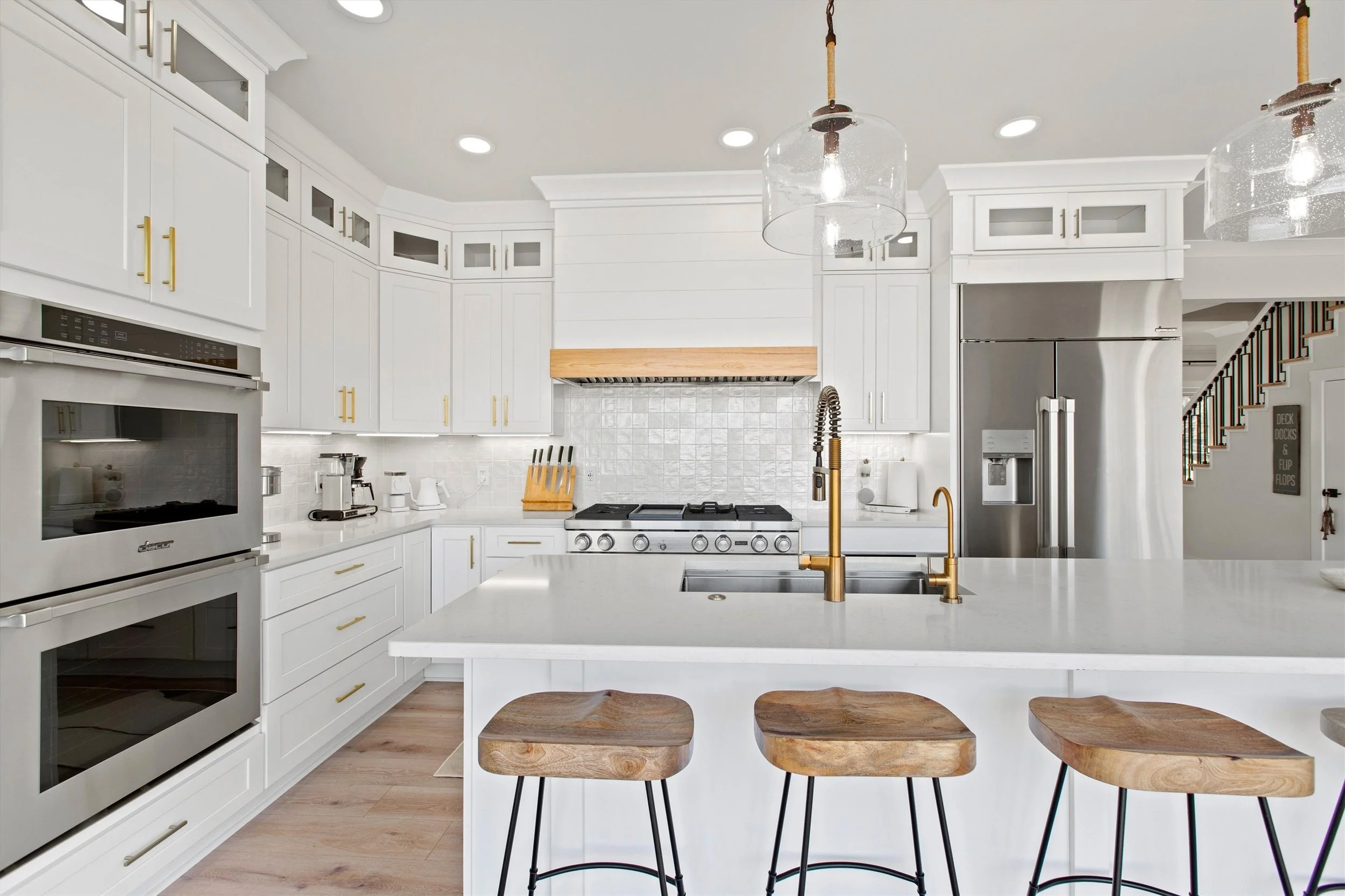 Modern Farmhouse Kitchen Remodel by HomeCraft Cabinetry — Project 1 project photo