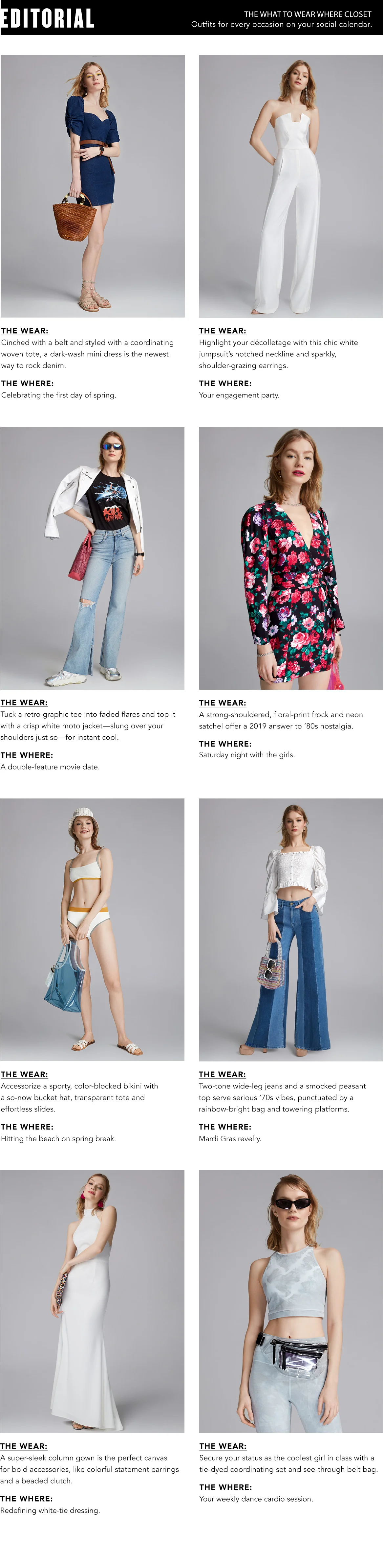 What to Wear Where