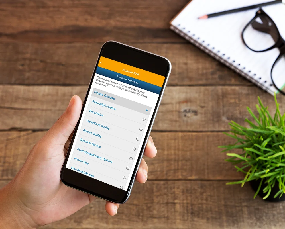 Our mobile channel allows for fast and accurate data
