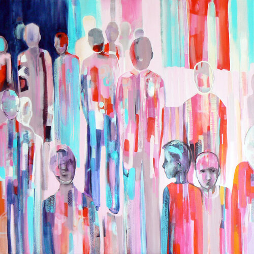   Together   Carolynne Coulson  Acrylic on Canvas  Sourced from UK 