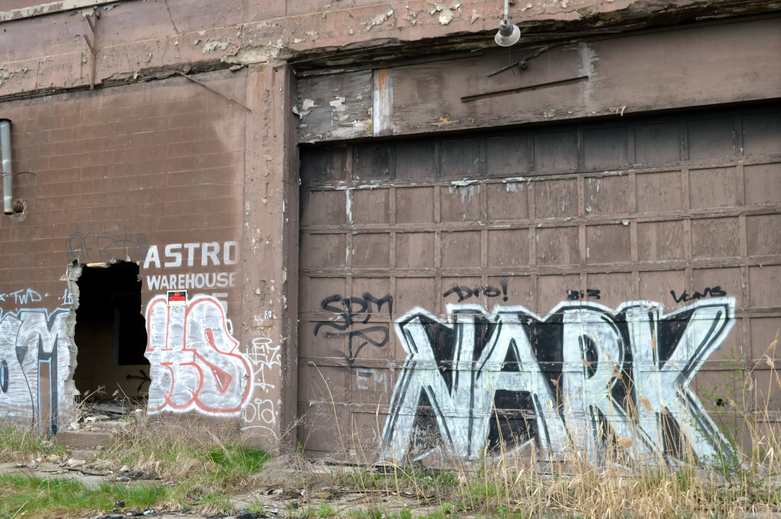 the demise of detroit began in the 1950s with the closing of the Packard plant. photo: sharon letts