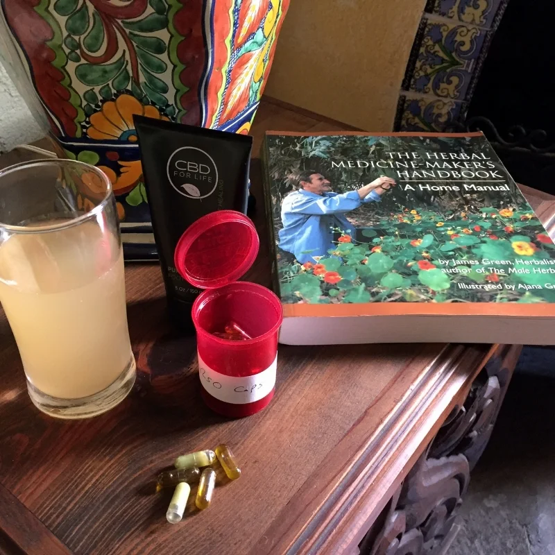 directly after surgery - due to the high amount of THC IN THE CAPS TAKEN - I HAD A SURGE OF ENERGY AND BEGAN TAKING PICTURES. Note: cbd for life foot cream, made with all kinds of healing plants, and a great part of after care before bed. Photo: sharon letts