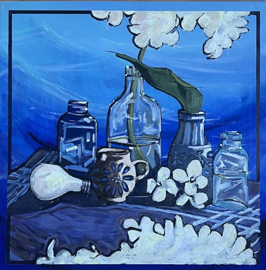 White Hydrangea & the Ocean #2