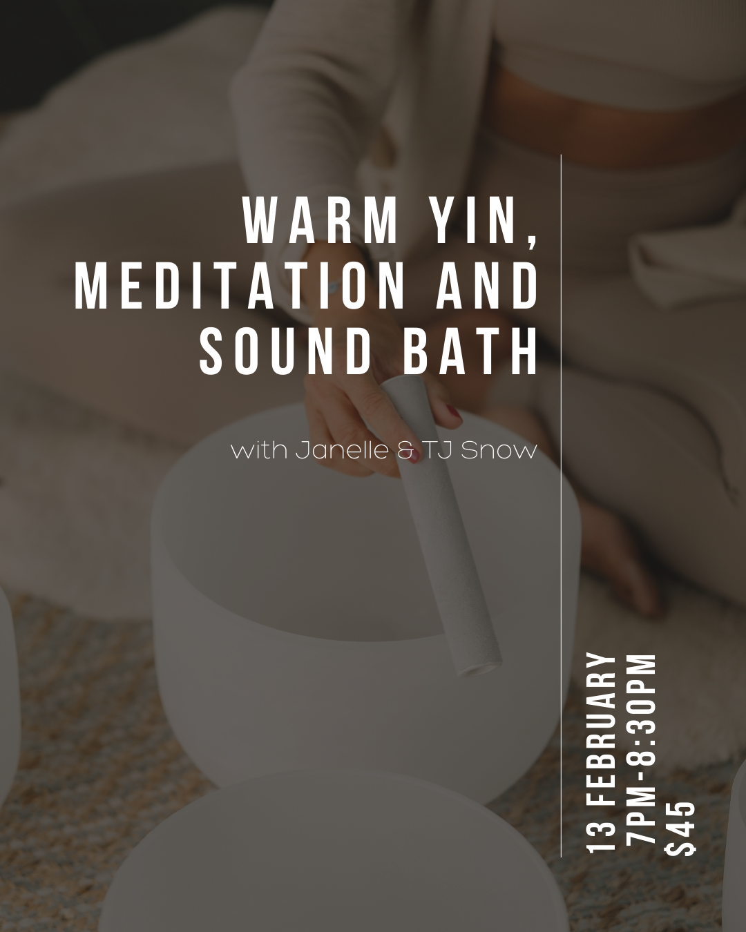 Warm Yin, Meditation and Sound Bath