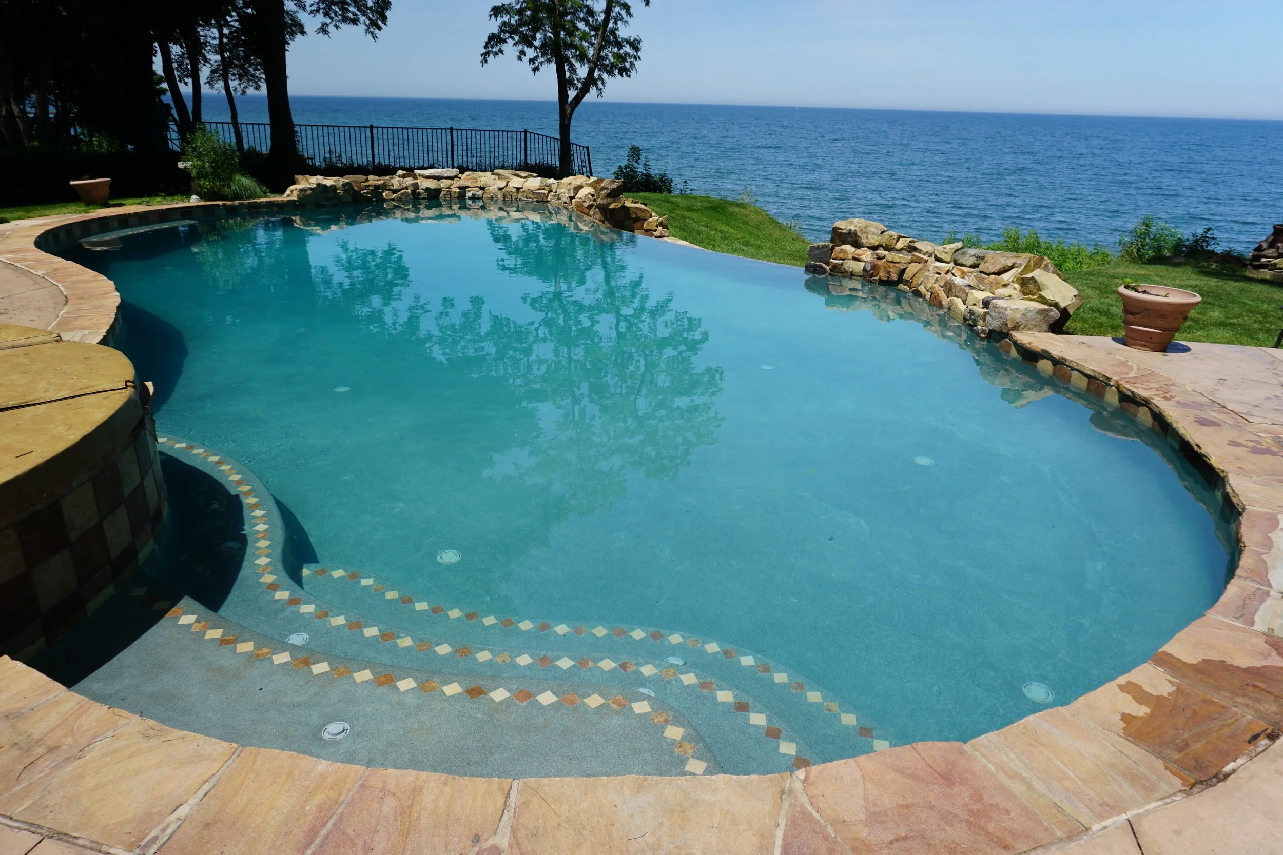 What does weekly pool maintenance include?