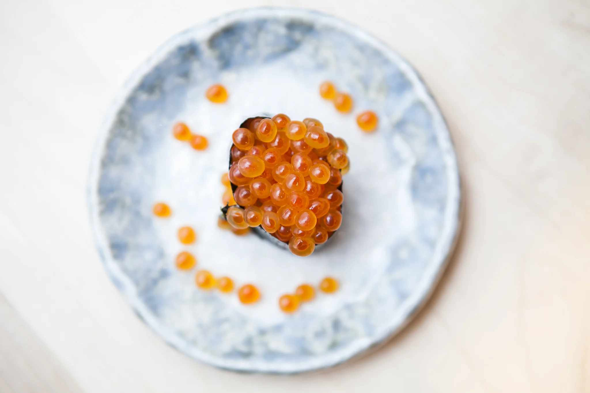 Salmon eggs at Nozawa Bar
