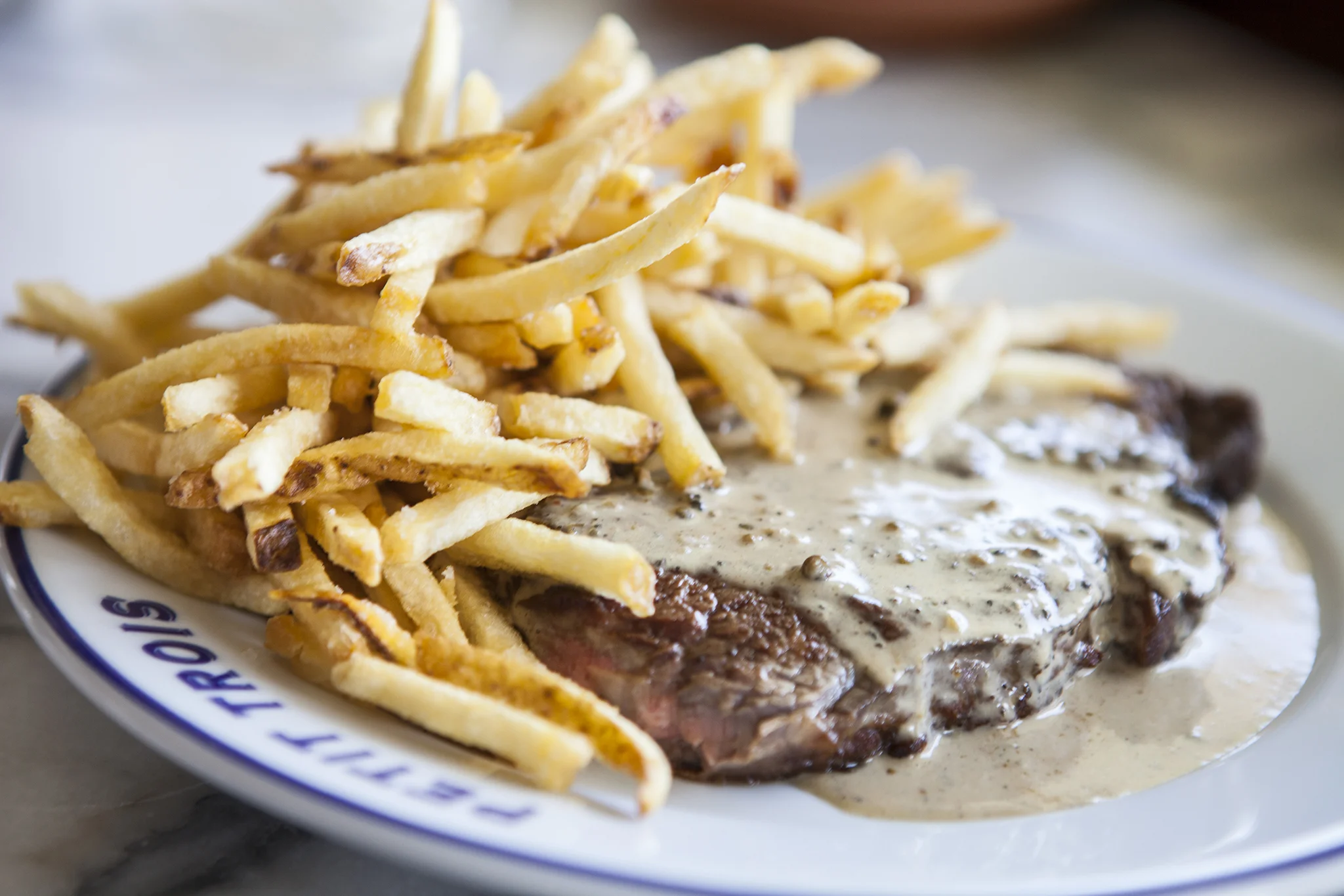Streak frite at Petit Trois
