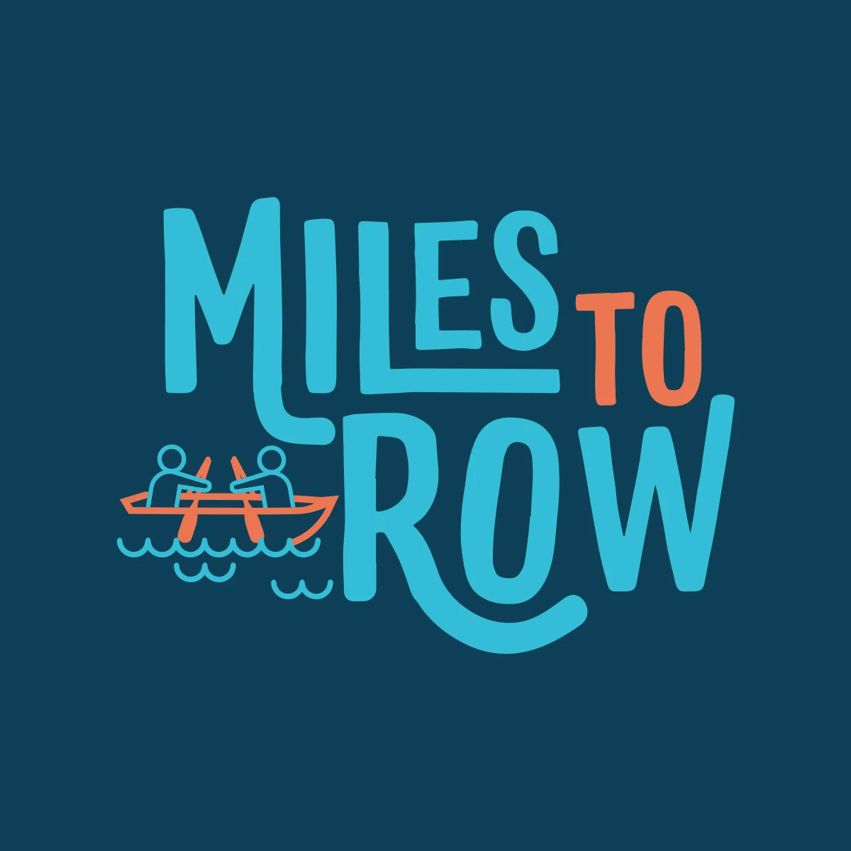 Riddle Design Co branding miles to Row