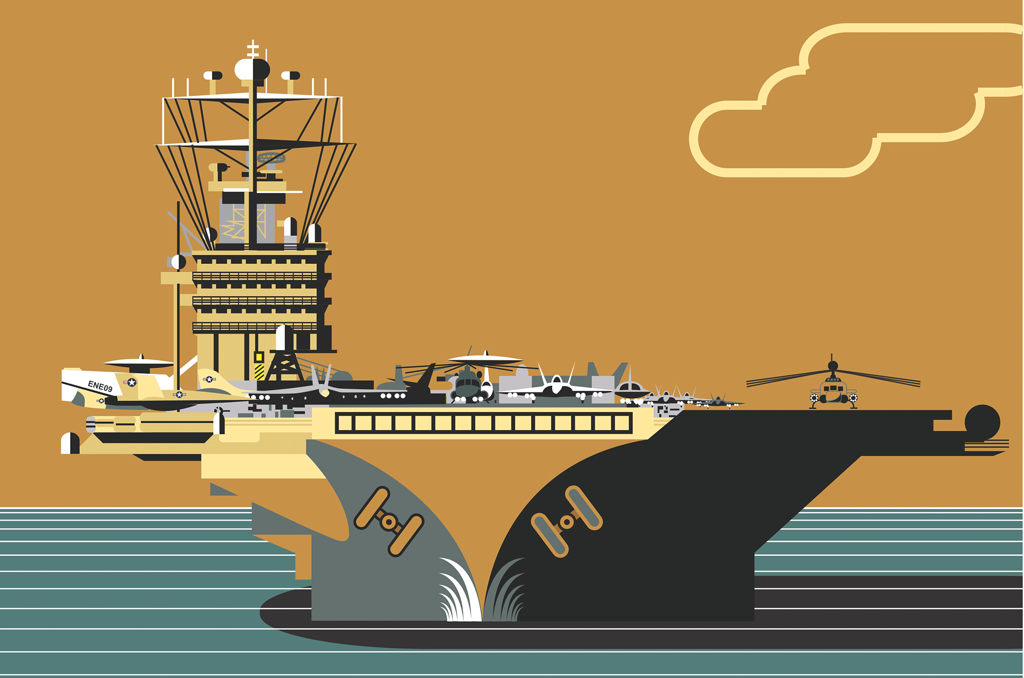 USS Nimitz Aircraft Carrier