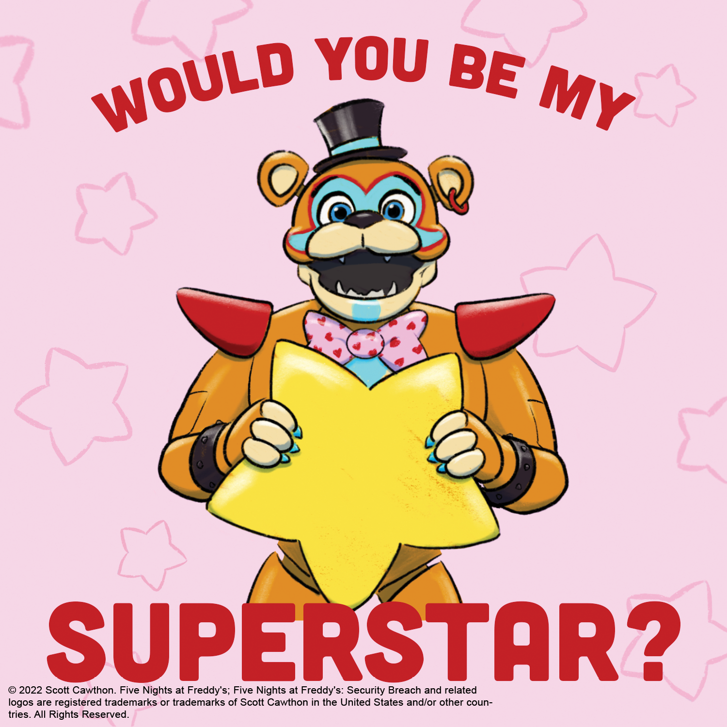 FNAF Security Breach Valentine's Day Printable (Instant Download) 