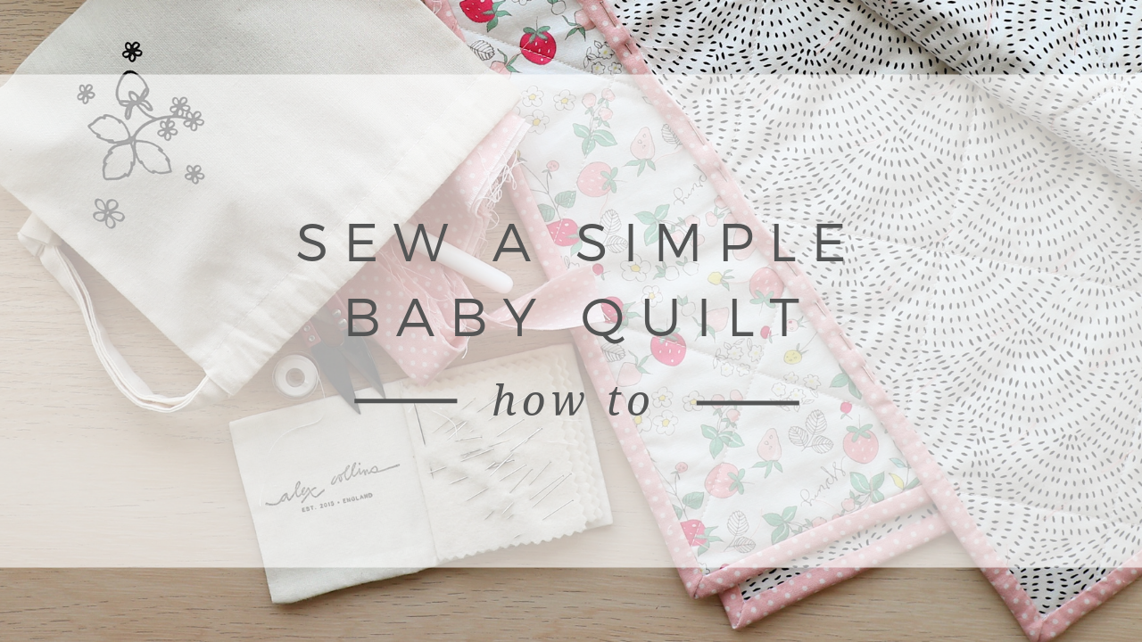 A Simple Baby Quilt that Anyone Can Make