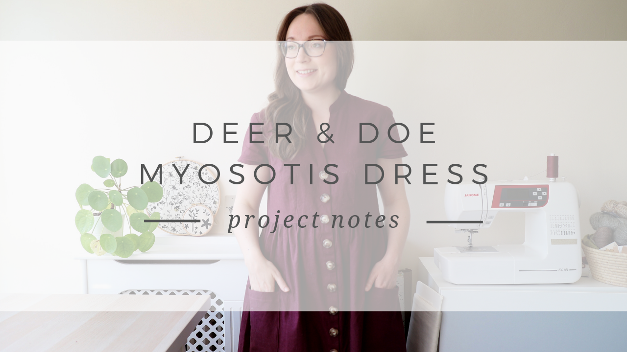 Deer and Doe Myosotis Dress Hack Project Notes.png