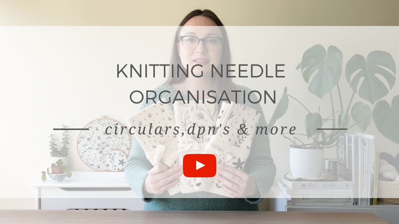 Large Knitting Needle Case Knitting Needle Organizer Dpn