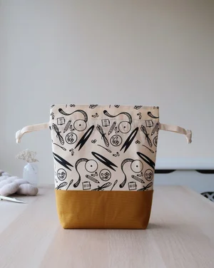 Classic Drawstring Knitting Bag | Knitting Notions