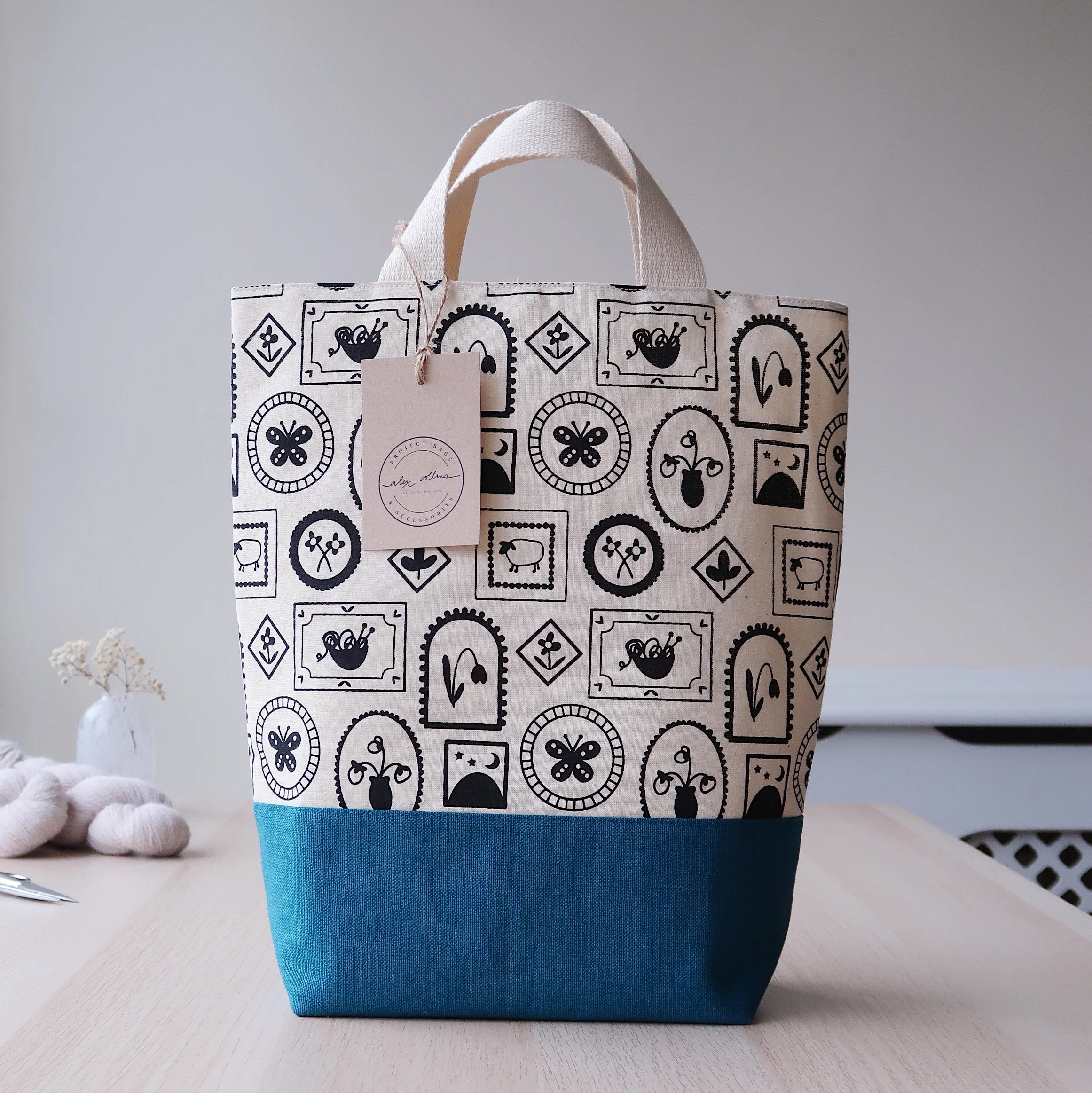 Large Tote Knitting Bag | Gallery Collection
