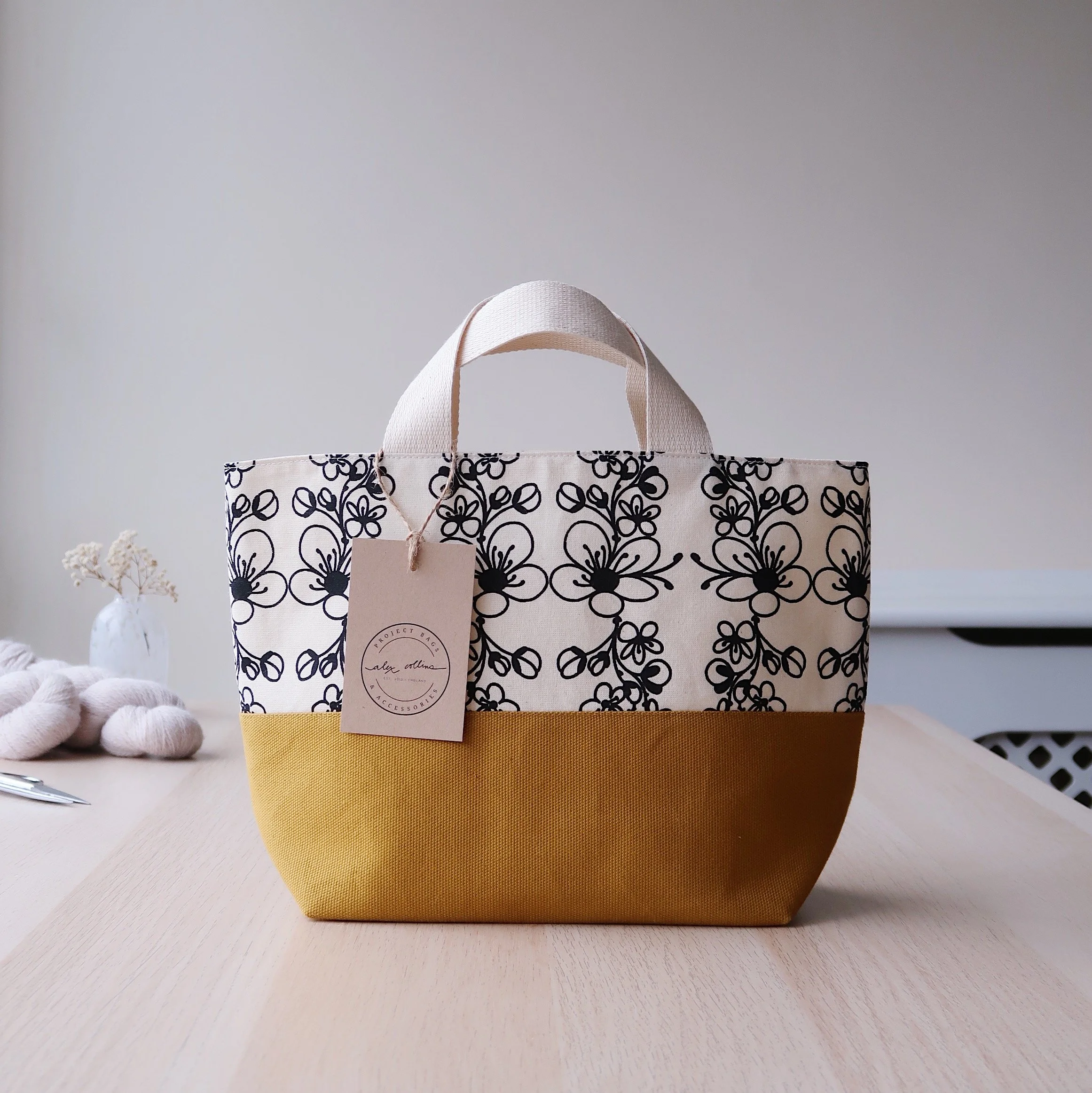 Small Tote Knitting Bag | Bloom Collection