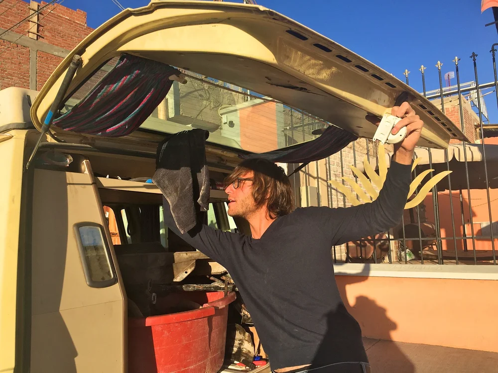 A little clean-up before departure :)