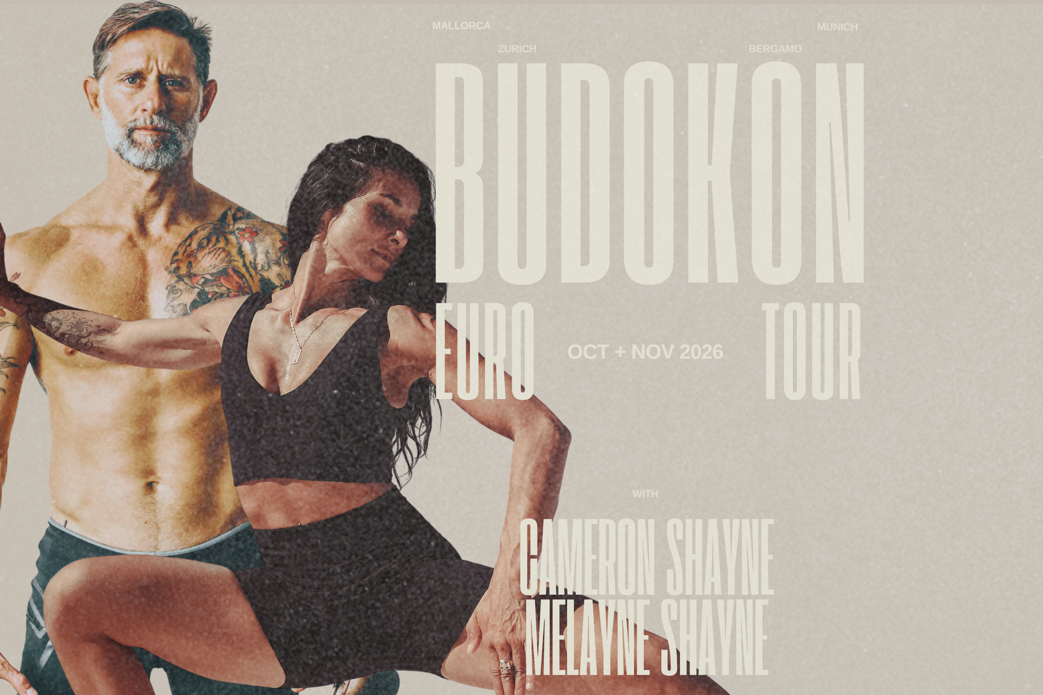 FALL EUROPE TOUR SCHEDULE 2026 WITH CAMERON &amp; MELAYNE SHAYNE