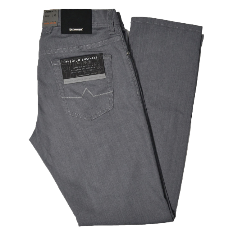 Alberto Premium Business Jeans Pipe Regular 1960-960 Denim in — Uomo Francisco | Luxury European Menswear