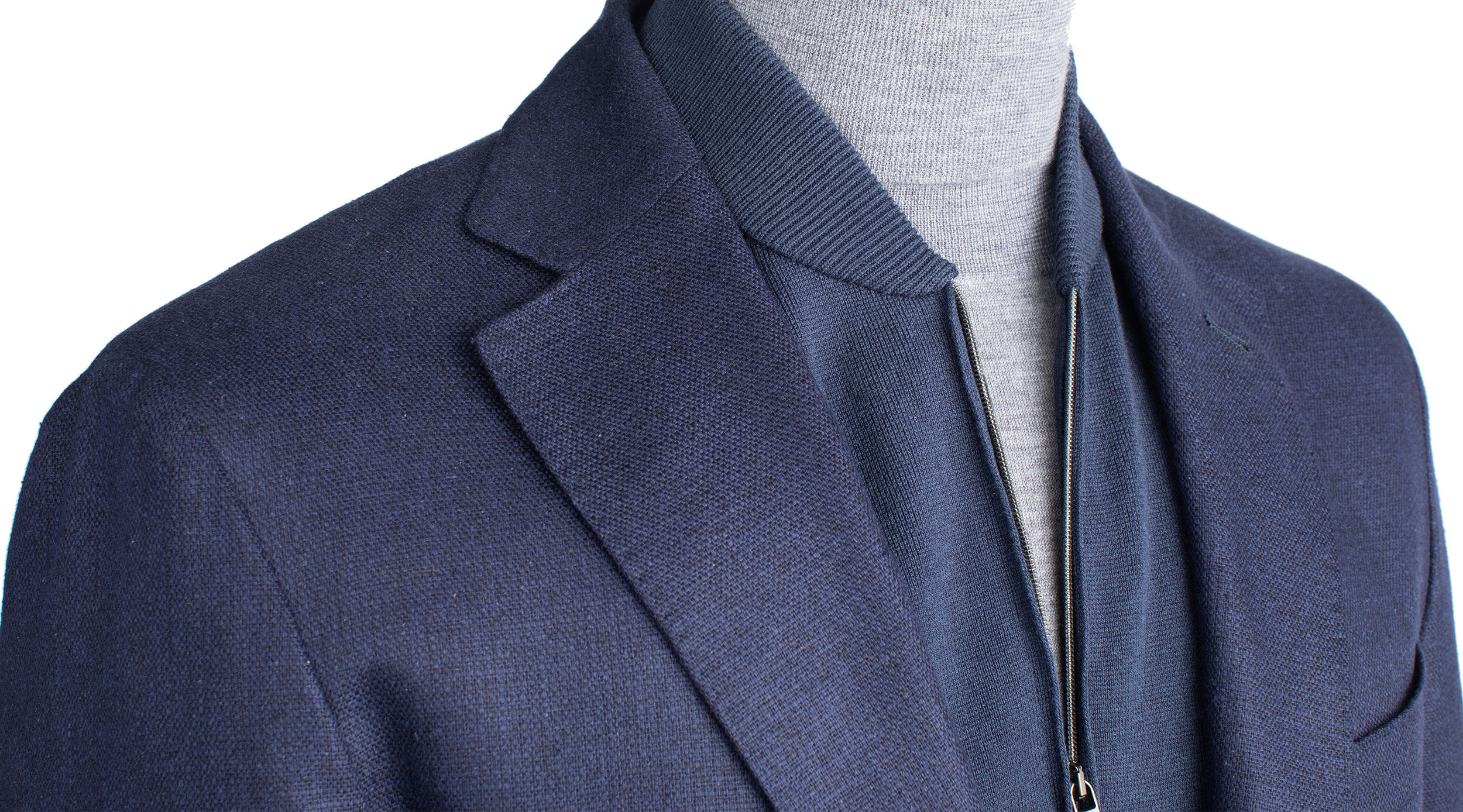 Corneliani ID Jacket with Removable Chest in Navy Blue — Uomo San | Luxury European Menswear